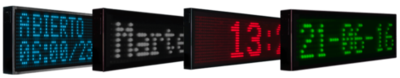 RÓTULO LED ELECTRÓNICO PARA INFORMACIÓN MÚLTIPLE